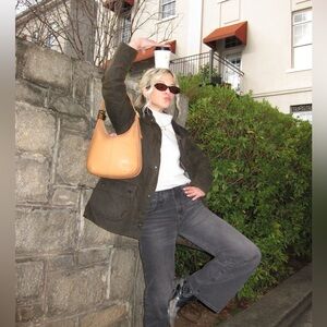 Coach Ergo Tan Leather Shoulder Hobo Bag Purse